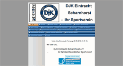 Desktop Screenshot of djk-eintracht-scharnhorst.de