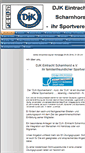Mobile Screenshot of djk-eintracht-scharnhorst.de